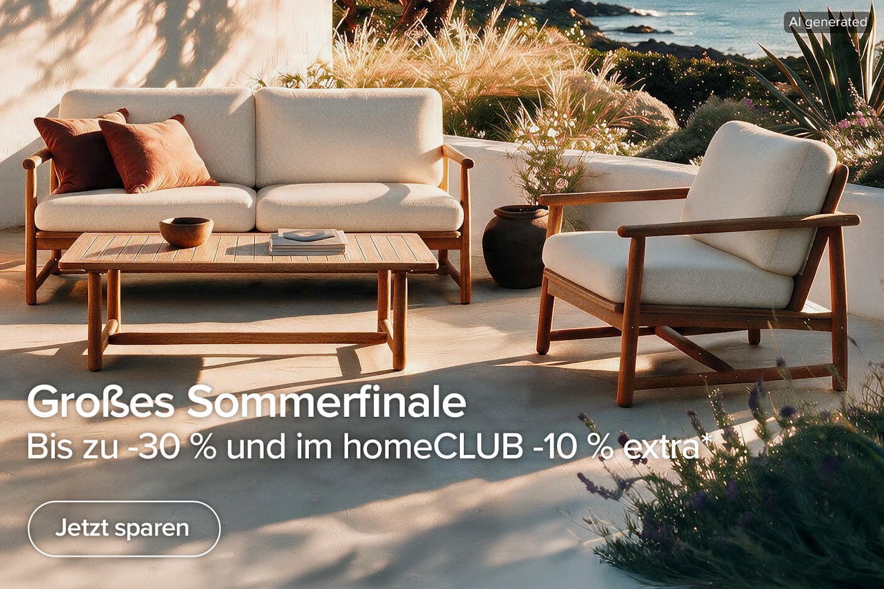 Großes Sommerfinale mit bis zu -30 % und im homeCLUB 10 % Extra-Rabatt
