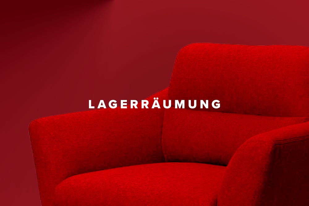 Aktionsbanner Lagerräumung